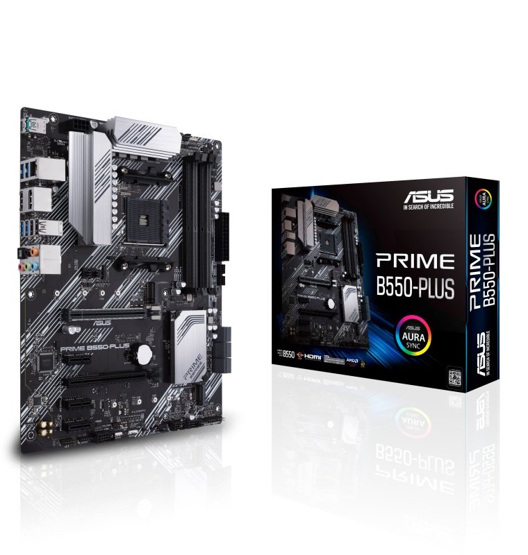 Image of ASUS PRIME B550-PLUS DDR4 ATX Motherboard