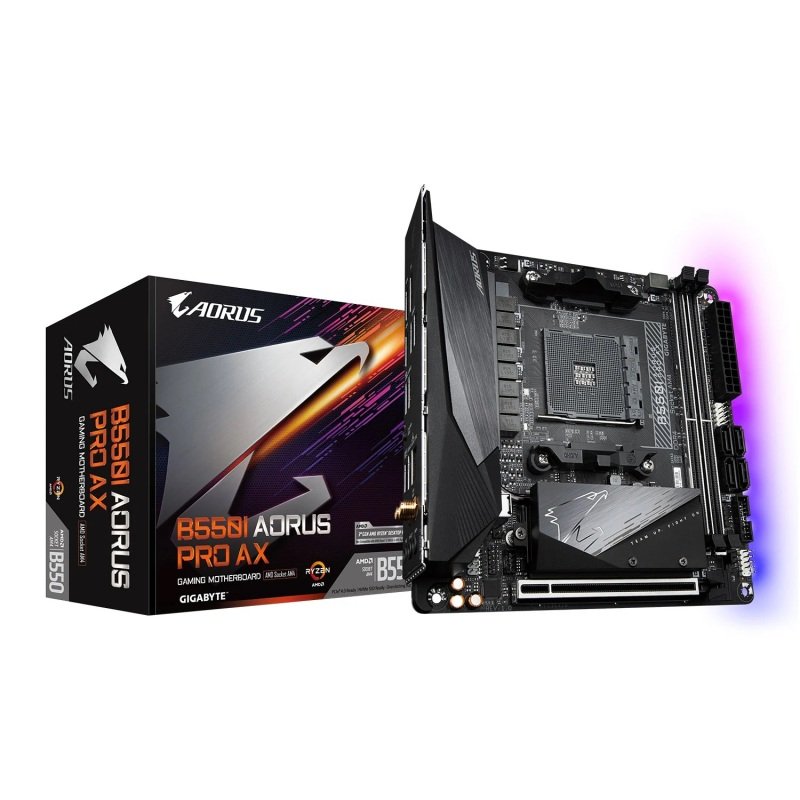 Click to view product details and reviews for Gigabyte Amd B550i Aorus Pro Ax Mini Itx Motherboard.