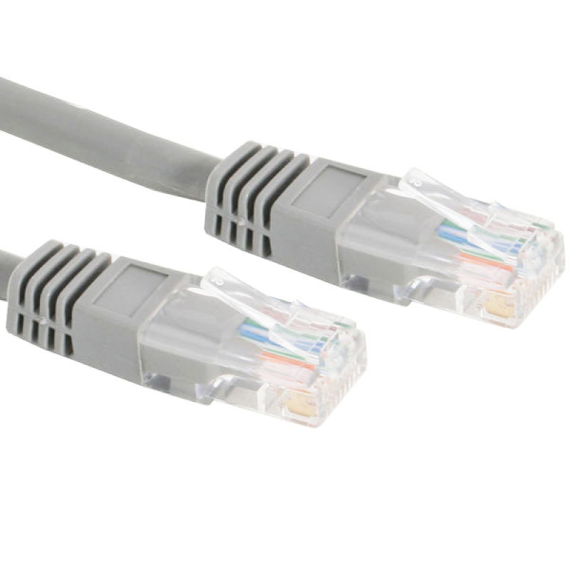 Cables Direct Cat5e Utp Patch Cable Grey 05m