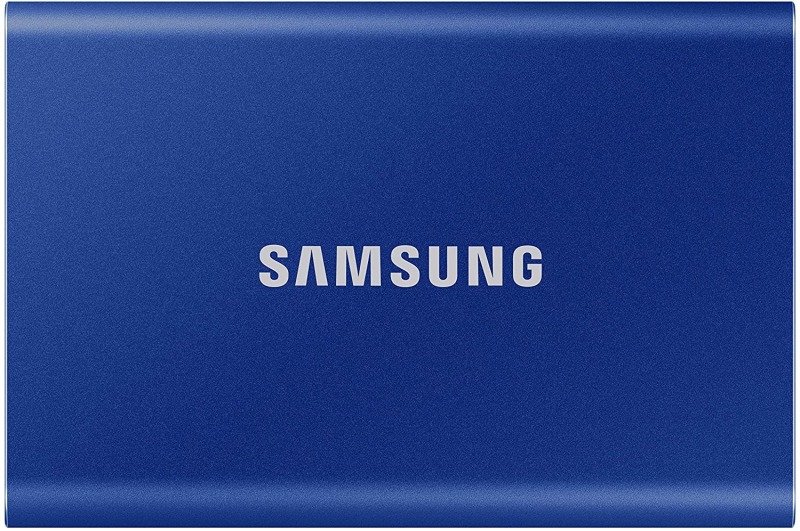 Samsung T7 1TB USB-C 3.2 Gen2 Portable SSD - Indigo Blue