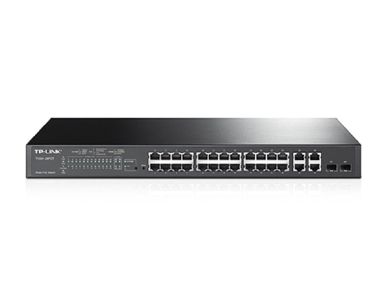 Click to view product details and reviews for Tp Link Jetstream 24 Port 10 100mbps 4 Port Gigabit Smart Poe Switch With 24 Port Poe.
