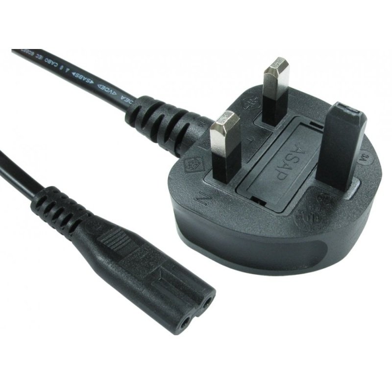 Click to view product details and reviews for Cables Direct Figure 8 C7 Uk Power Lead Cable 2m.