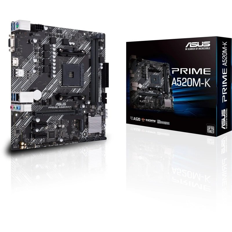 Asus Prime A520m K Amd Socket Am4 Matx Motherboard