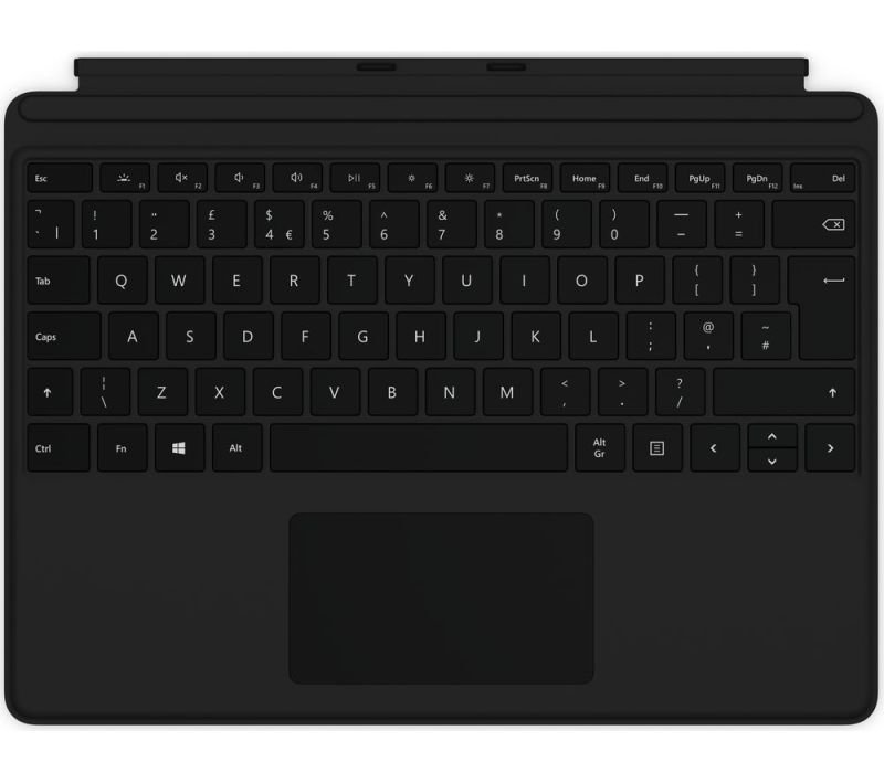 Microsoft Surface Pro X, Pro 8 Keyboard Type Cover - Black