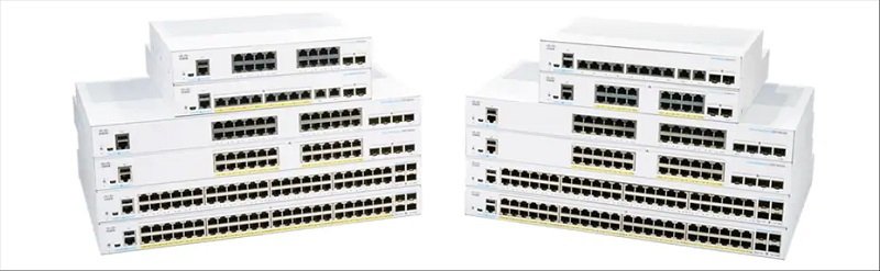 Image of Cisco Business CBS250-48P-4G-UK - 250 Series - 48 Port Smart Switch