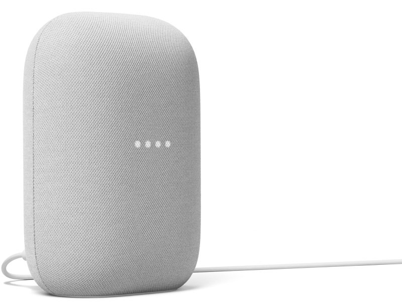 Click to view product details and reviews for Google Nest Audio Chalk.