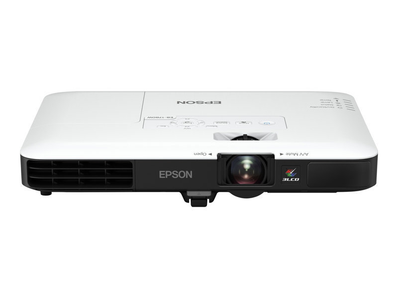Image of Epson EB-1780W - LCD Projector - Portable - 802.11n wireless / NFC / Miracast
