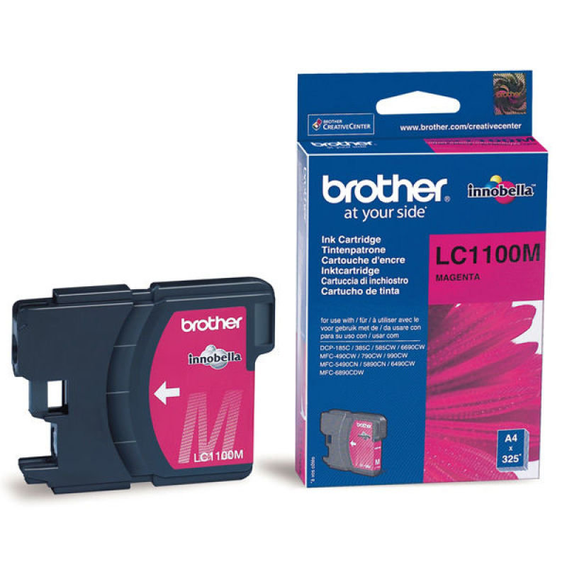 Image of Brother LC1100M Magenta Ink Cartridge