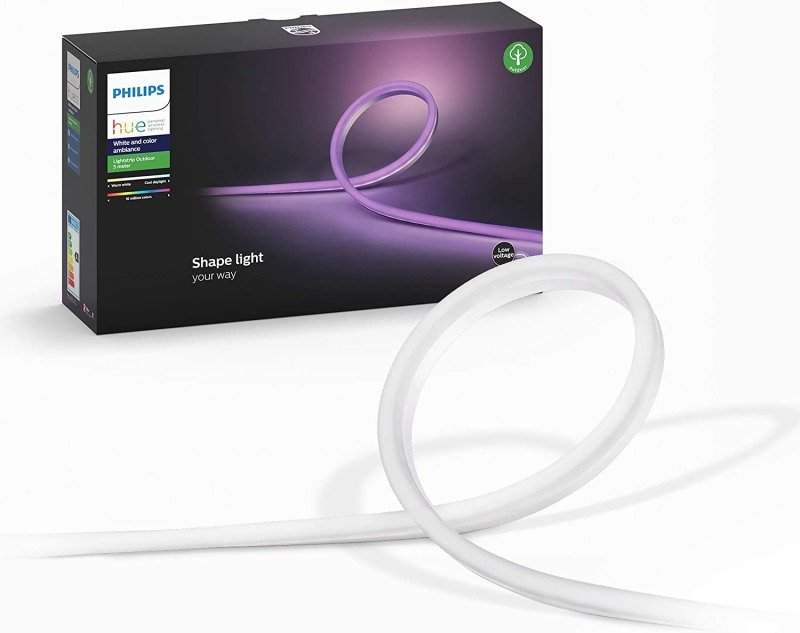 Image of Philips Hue White And Color Ambiance Lightstrip Outdoor 5-metre - Works with Alexa and Google Assistant*