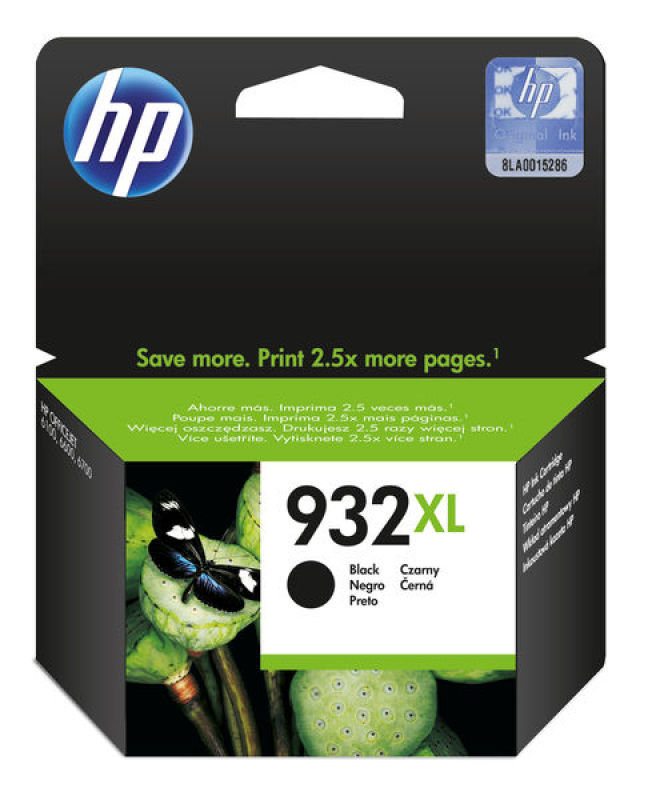 Image of HP 932XL Black Ink Cartridge - CN053AE