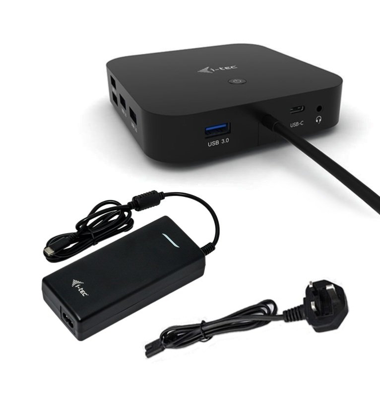 Click to view product details and reviews for I Tec Usb C Dual Display Docking Station With Power Delivery 100 W I Tec Universal Charger 112w.