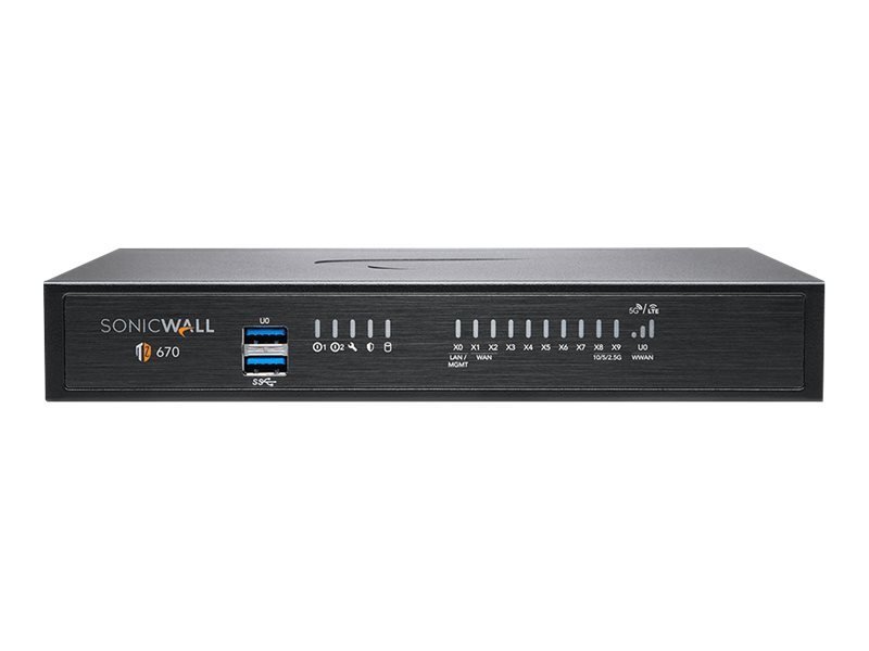 Sonicwall Tz670 Advanced Edition Security Appliance With 1 Year Totalsecure