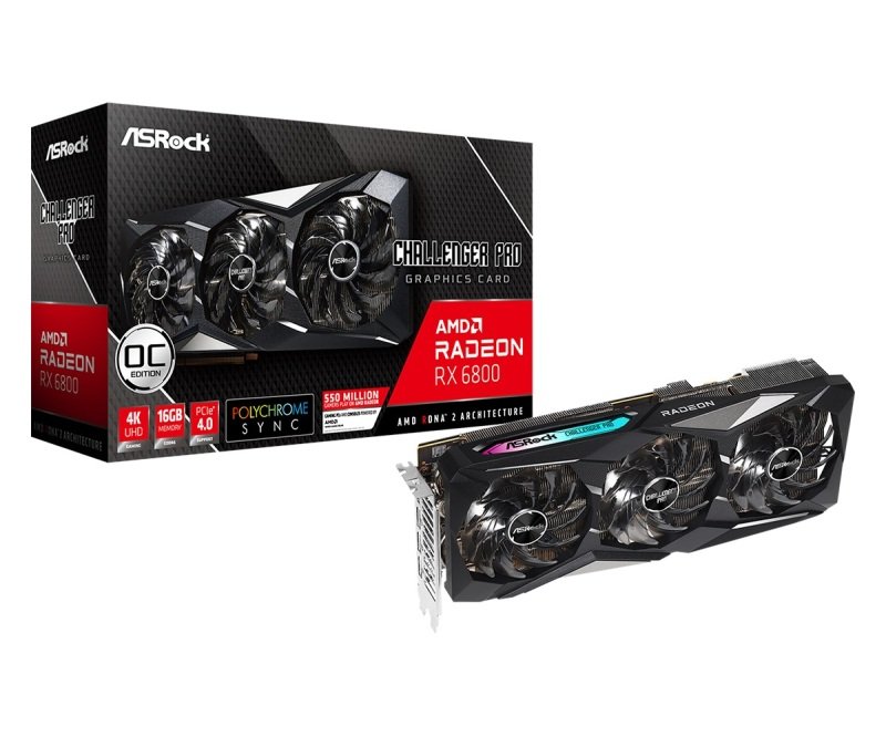 Asrock Radeon RX 6800 Challenger Pro 16GB OC Graphics