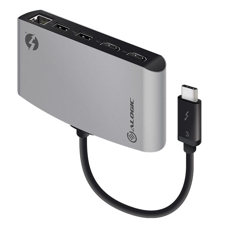 Click to view product details and reviews for Alogic Thunderbolt 3 Dual Hdmi Portable Docking Station With 4k.