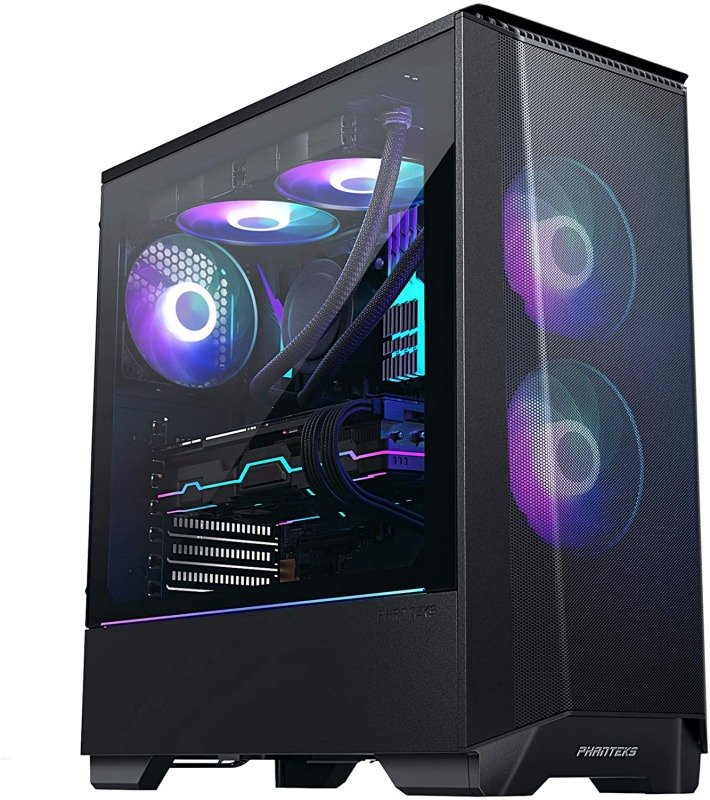 Image of Phanteks Eclipse P360 Air Mid Tower Case Tempered Glass DRGB - Satin Black