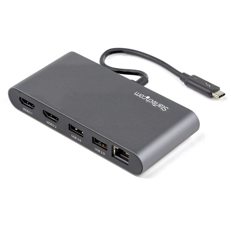 Click to view product details and reviews for Startechcom Portable Dual Monitor Thunderbolt 3 Docking Station.