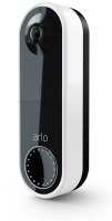 Arlo Essential Wire-Free Battery Video Doorbell White - Works with Alexa and Google Assistant