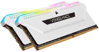 CORSAIR VENGEANCE RGB PRO 16GB (2x8GB) DDR4 3600 (PC4-28800) C18 1.35V Desktop Memory - White