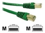 C2G, SHIELD CAT5E MOULDED PATCH CBL GRN, 1m