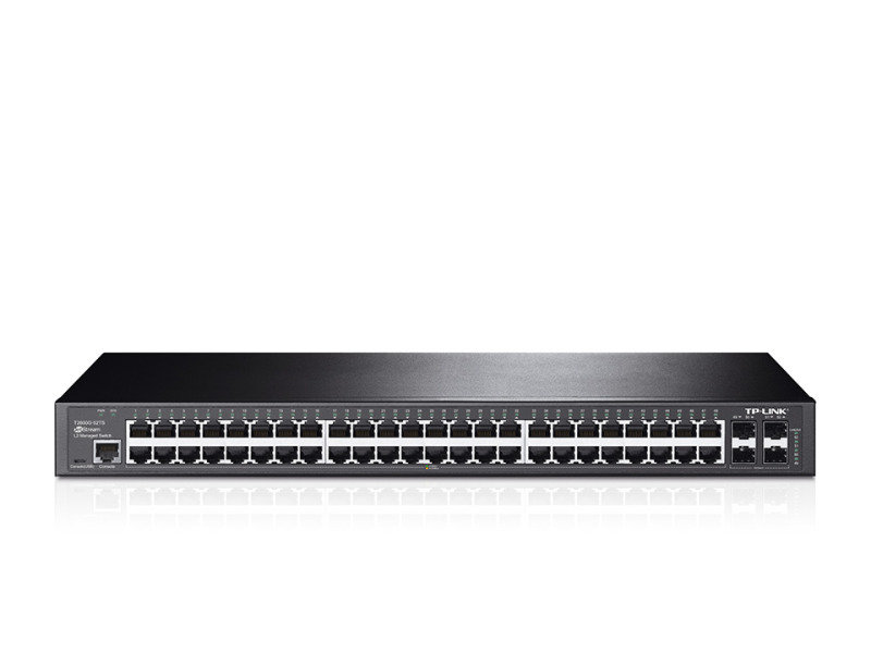 TP-Link JetStream 48-Port Gigabit L2 Managed Network Switch with 4 SFP Slots