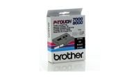 Brother TX355 Laminated tape- white on black