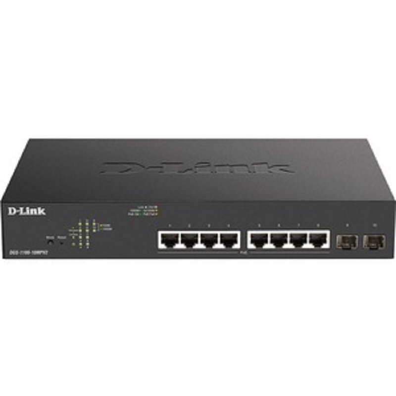 D-Link DGS-1100-10MPV2 8 Ports Manageable Ethernet Switch