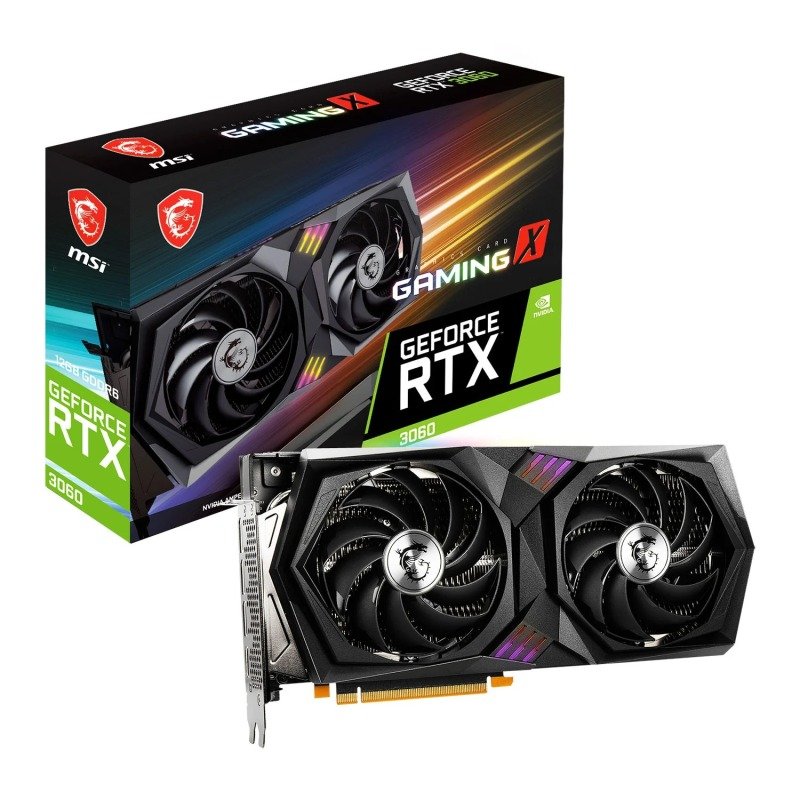 MSI GeForce RTX 3060 12GB GAMING X Ampere Graphics Card