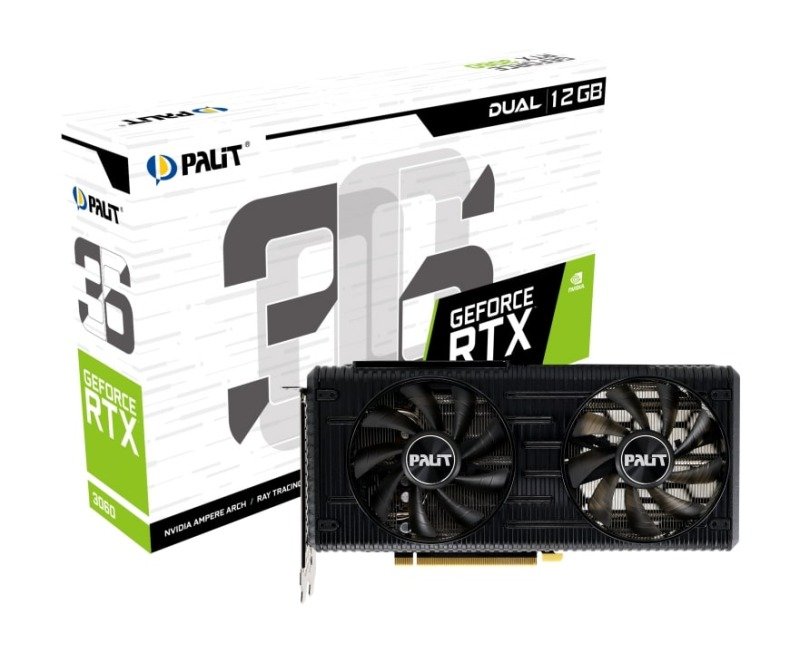 Palit GeForce RTX 3060 12GB Dual Ampere Graphics Card