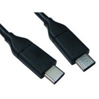 2m USB 3.1 Type C (M) to Type C (M) Cable - Black