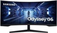 Samsung 34" Odyssey G5 WQHD Gaming Monitor with 1000R curved screen