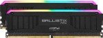 Crucial Ballistix MAX RGB 16GB Kit (2 x 8GB) DDR4-4400 Desktop Gaming Memory (Black)