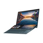 ASUS Zenbook Duo (Celestial Blue) Core i7 16GB 512GB SSD MX450 14" Win10 Home Dual Touchscreen Laptop (Ships with Stylus, Pen, Sleeve and Stand)