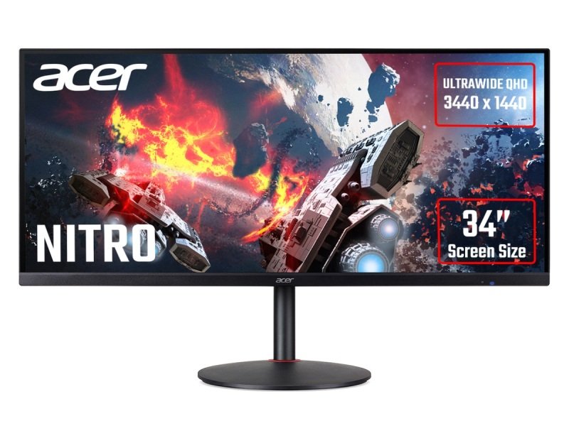 Acer Nitro XV340CK 34" WQHD 144Hz Gaming Monitor