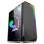Neutron Lab Vanquish 3401B Tempered Glass PC Case