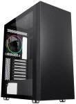 Neutron Lab Lunar 3702 Mid Tower Tempered Glass PC Case - Black