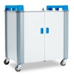 LapCabby 32-Device Mobile Charging Trolley - Vertical Storage