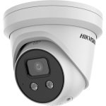 HikVision 4K 8MP AcuSense Fixed Turret Network Camera - 4mm White