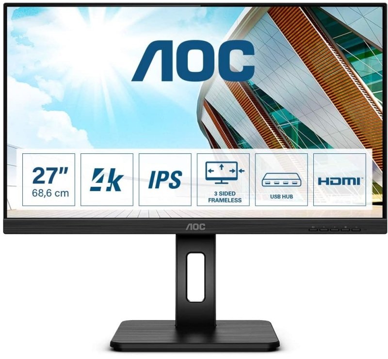 AOC U27P2 27" 4K Ultra HD IPS Monitor