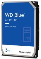 WD Blue 3TB 3.5" SATA Desktop Hard Drive - 5400rpm, 256MB Cache