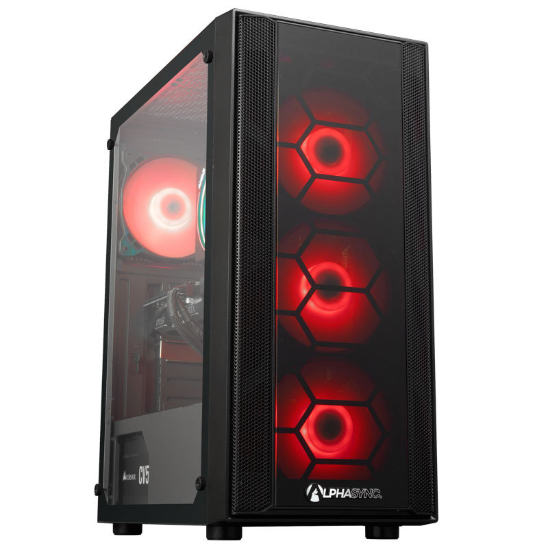 AlphaSync Gaming Desktop PC AMD Ryzen 5 3400G 8GB RAM 1TB HDD 480GB SSD ...