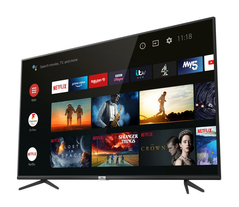 Tcl 55p615k 55 Television 4k Ultra Hd Smart Android Tv With Freeview