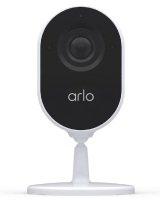 Arlo Essential Indoor Home Security Camera System CCTV, 1080p, 2-Way Audio, Animal & Pet Detection, Alerts, Built-in Siren, Night Vision, Wired, With 90-Day Free Trial of Arlo Secure Plan, White