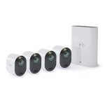 Arlo Ultra2 Wireless Home Security Camera System CCTV, 6-month battery life, WiFi, Alarm, Colour Night Vision, Indoor or Outdoor, 4K UHD, 2-Way Audio, Spotlight, 180° View, 4 Camera Kit