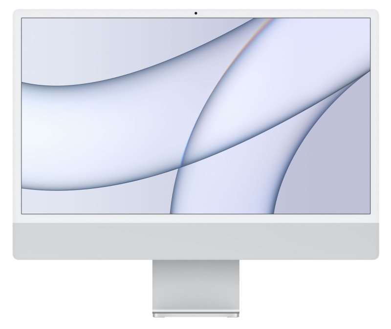 Apple 24" iMac with Retina 4.5K Display M1 Chip 8GB RAM 256GB SSD - Silver