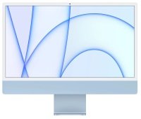 Apple 24" iMac with Retina 4.5K Display M1 Chip 8GB RAM 256GB SSD - Blue