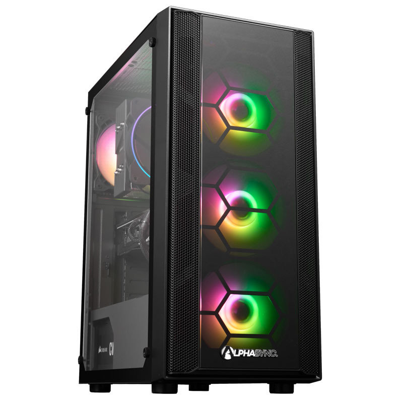 AlphaSync Gaming Desktop PC AMD Ryzen 7 2700X 16GB RAM 1TB HDD 240GB ...