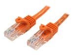 3 FT CAT5E ORANGE SNAGLESS RJ45 - UTP CAT 5E PATCH CABLE
