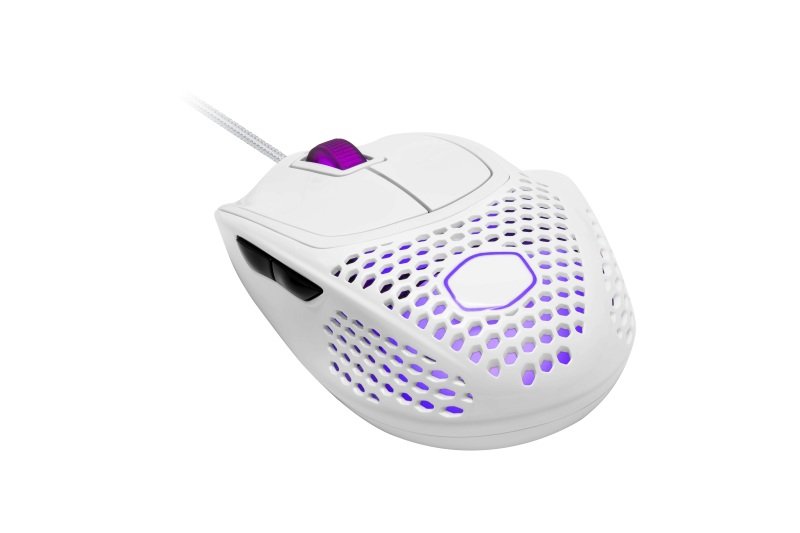 MM720 Lightweight Gaming Mouse - Glossy White