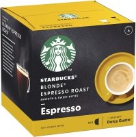 Starbucks By Nescafe Dolce Gusto Blonde Espresso Roast Coffee 12 Capsules (pack 3)