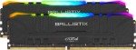 Crucial Ballistix 3200Mhz 16GB (2x8GB) RGB Gaming Memory Black